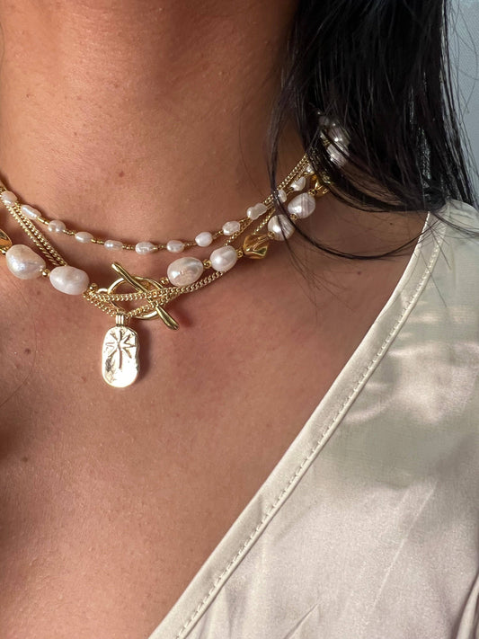 18k Gold Plated HARPER Necklace