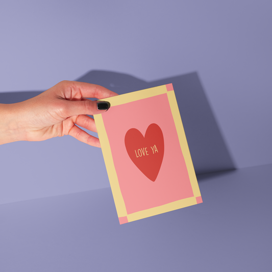 Valentine’s Day Card - Love Ya | Anniversary | Birthday