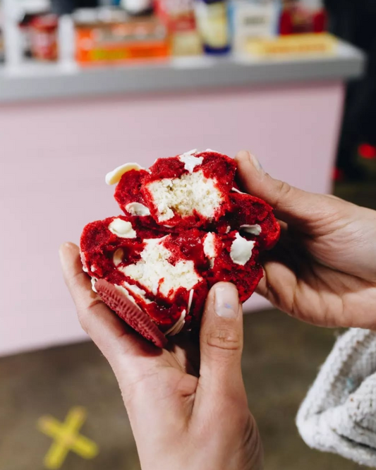 Cookie Dough Co. Red Velvet Loaded Cookie