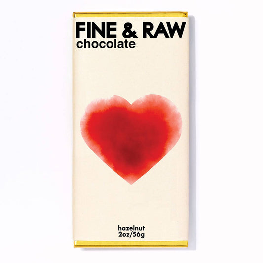 FINE & RAW - Hazelnut Butter Chocolate Bar