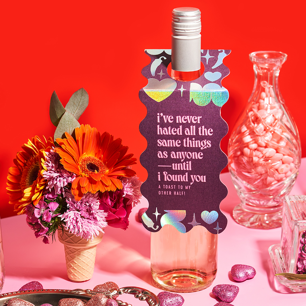 Wine Toast Tag - Love