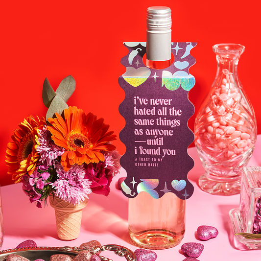 Wine Toast Tag - Love