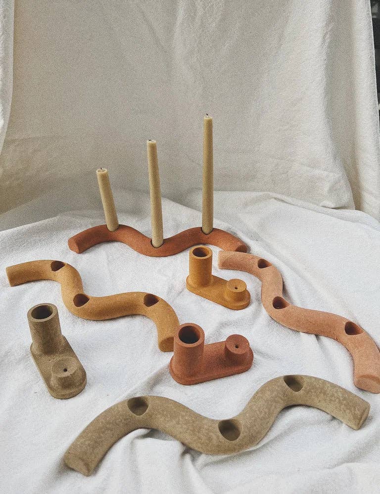 Clay Incense + Match Holder