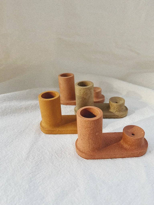 Clay Incense + Match Holder