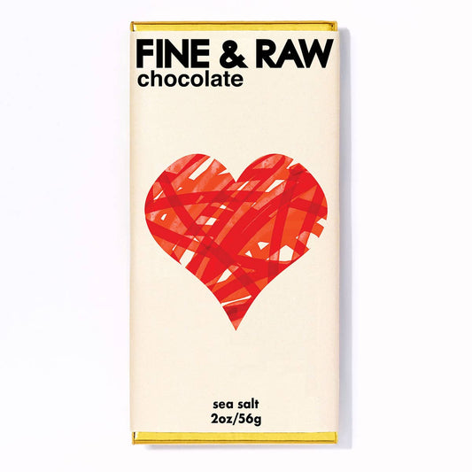 FINE & RAW - Sea Salt Chocolate Bar
