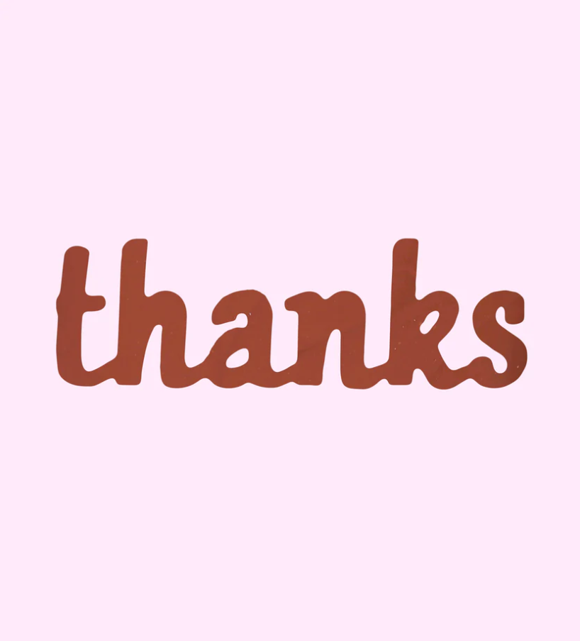 THANKS Freckle Word – Freckleberry