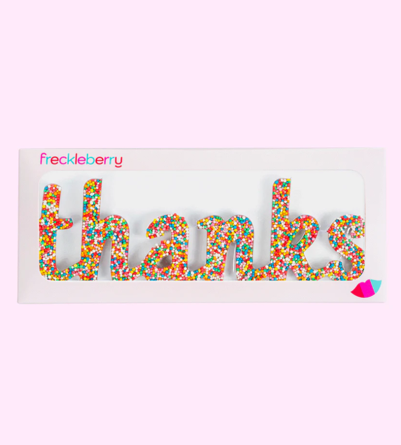 THANKS Freckle Word – Freckleberry